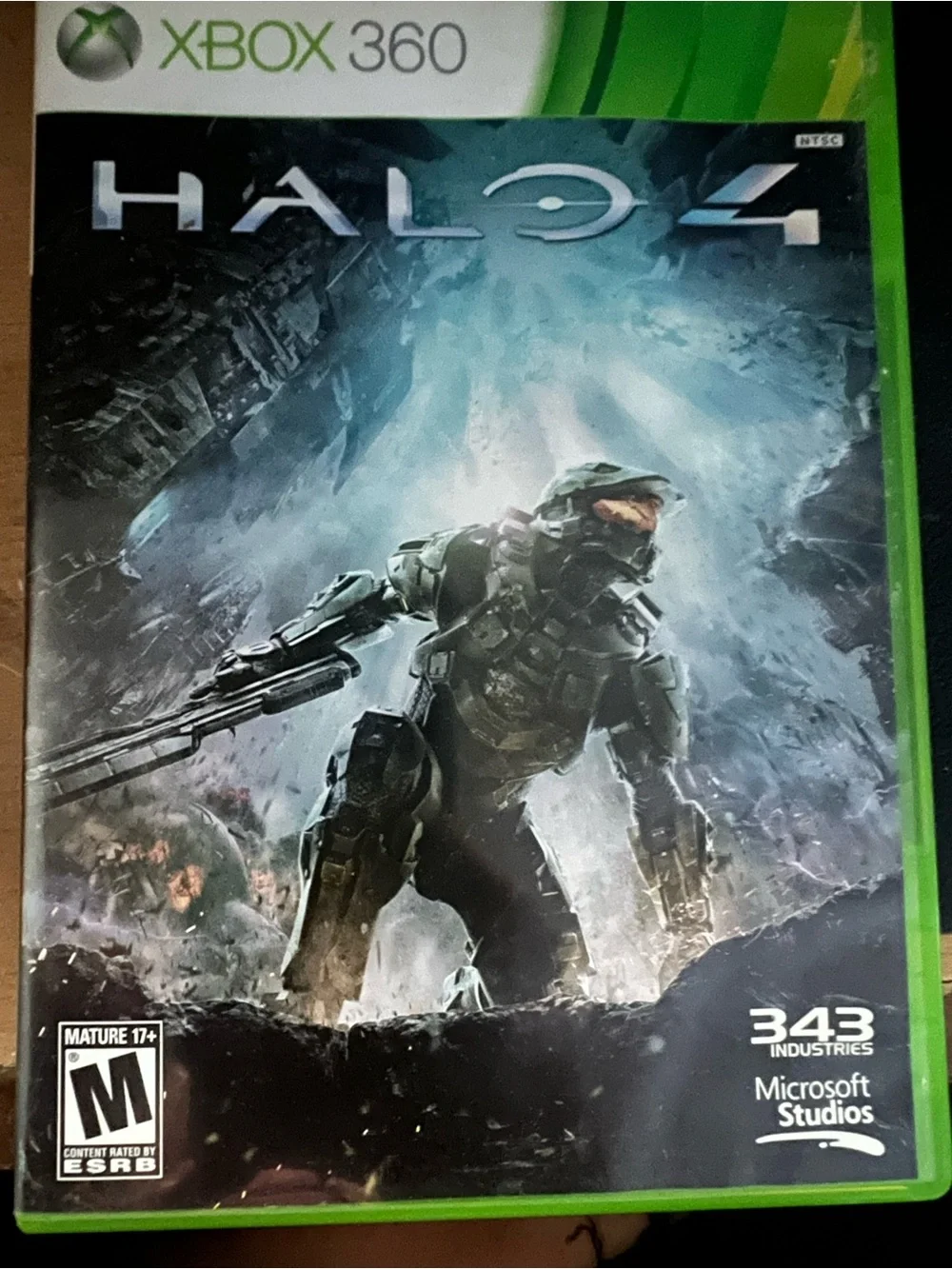 Microsoft Xbox 360 Halo 4 Game Case – Neon Green